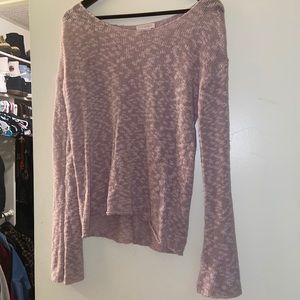 Oversized pink sweater